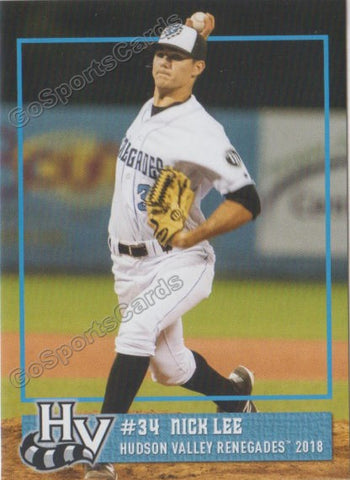2018 Hudson Valley Renegades Nick Lee