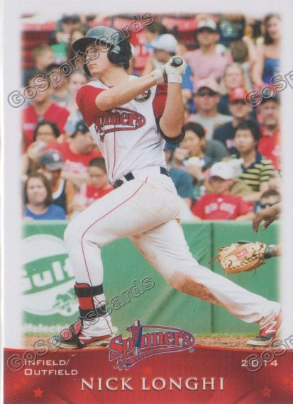 2014 Lowell Spinners Nick Longhi