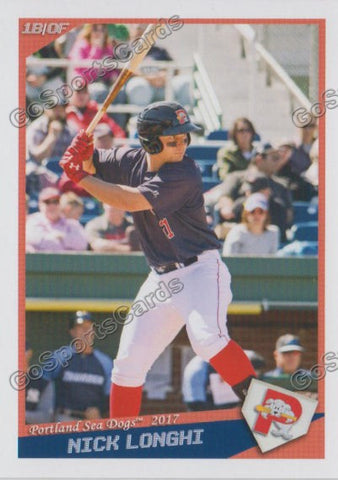 2017 Portland Sea Dogs Nick Longhi
