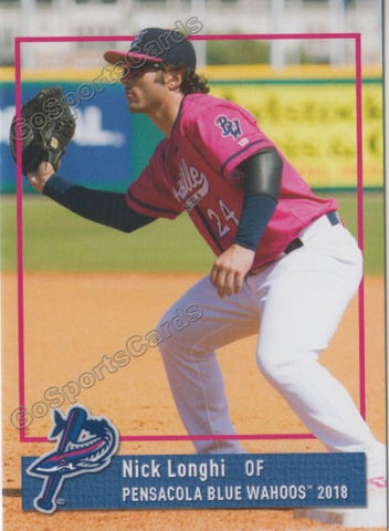 2018 Pensacola Blue Wahoos Nick Longhi
