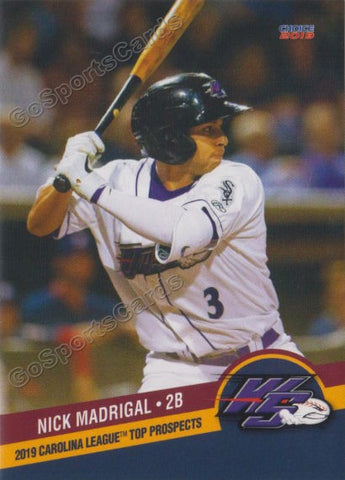 2019 Carolina League Top Prospects Nick Madrigal