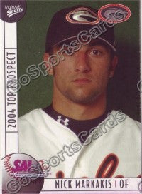 2004 South Atlantic League SAL Top Nick Markakis