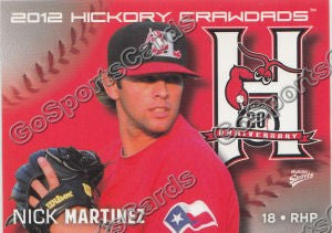 2012 Hickory Crawdads Nick Martinez