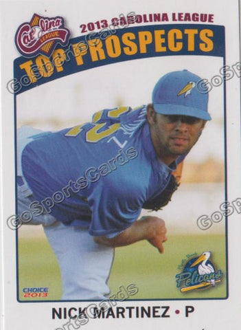 2013 Carolina League Top Prospect Nick Martinez