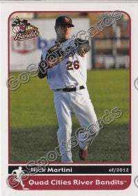 2012 Quad Cities River Bandits Nick Martini