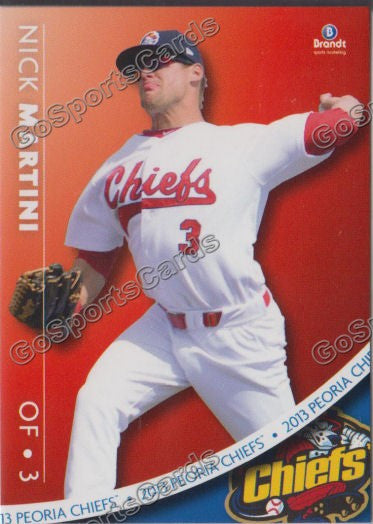 2013 Peoria Chiefs Nick Martini