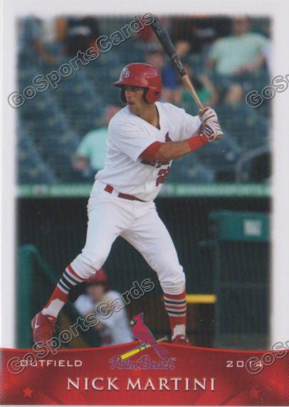 2014 Palm Beach Cardinals Nick Martini