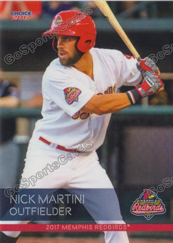 2017 Memphis Redbirds Nick Martini
