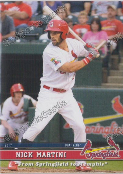 2017 Springfield Cardinals SGA Nick Martini