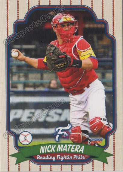 2021 Reading Fightin Phils Nick Matera