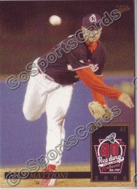 2006 Reading Phillies Nick Mattioni