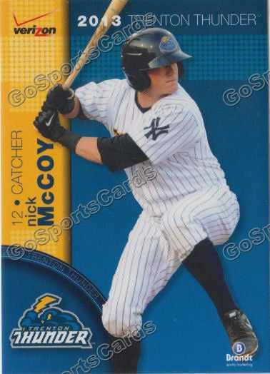 2013 Trenton Thunder Nick McCoy