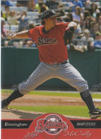 2013 Birmingham Barons Nick McCully