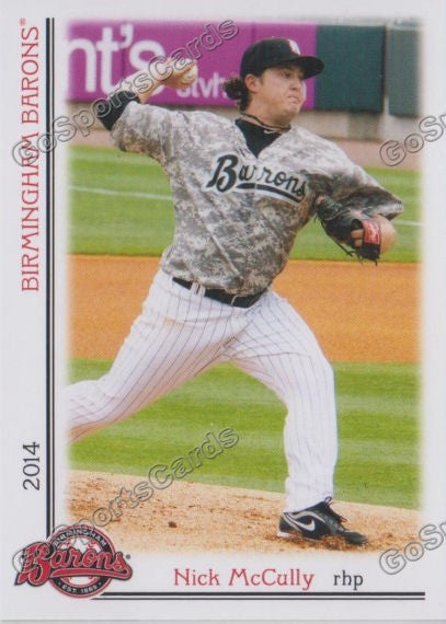 2014 Birmingham Barons Nick McCully