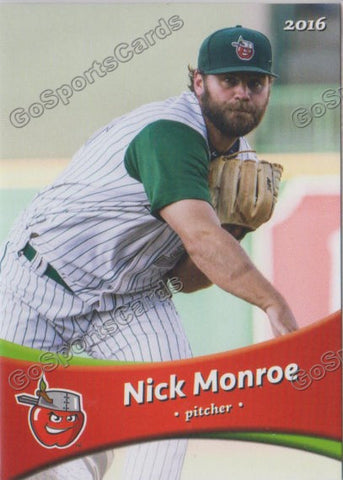 2016 Fort Wayne Tin Caps Nick Monroe