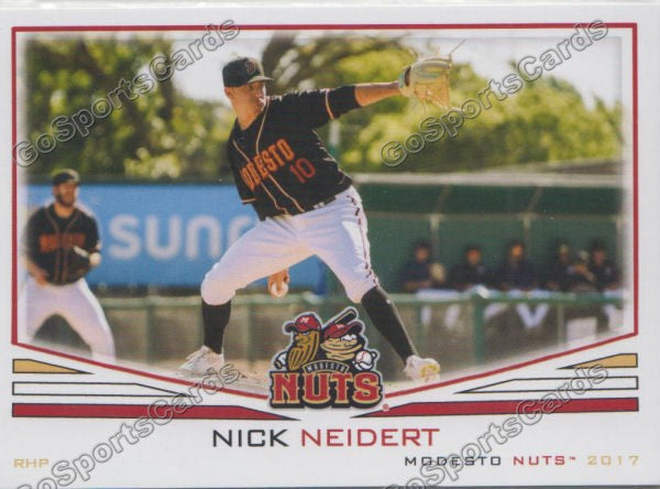 2017 Modesto Nuts Nick Neidert