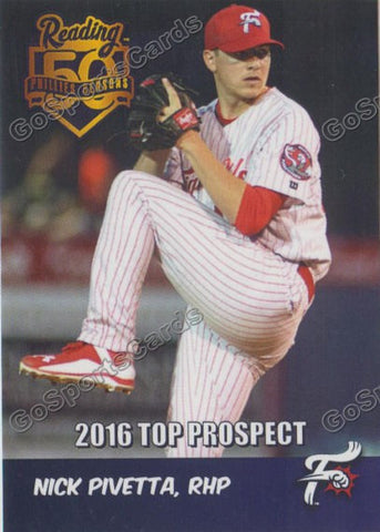 2016 Reading Fightin Phils Top Prospect 25 Nick Pivetta