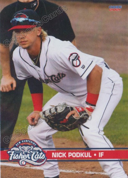 2021 New Hampshire Fisher Cats Nick Podkul