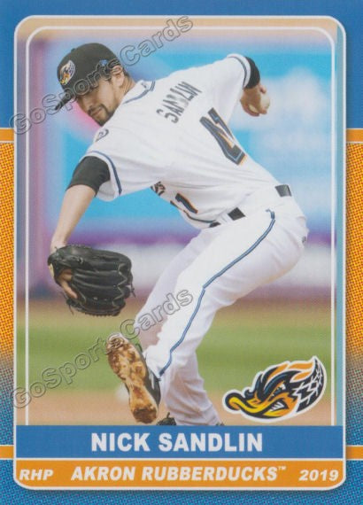 2019 Akron Rubberducks Nick Sandlin