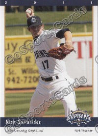 2011 Lake County Captains Nickolas Nick Sarianides
