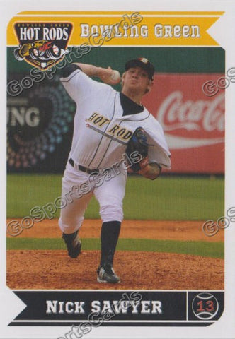 2013 Bowling Green Hot Rods Nick Sawyer