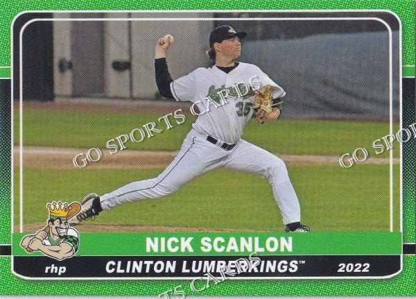 2022 Clinton LumberKings Nick Scanlon