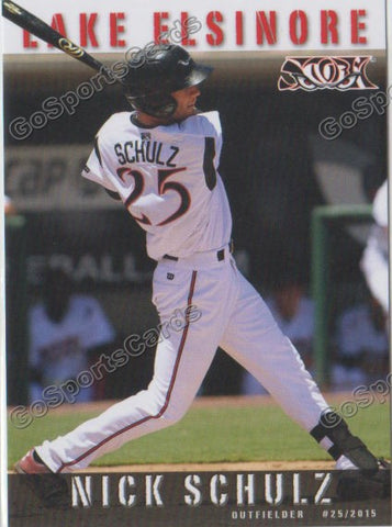 2015 Lake Elsinore Storm Nick Schulz