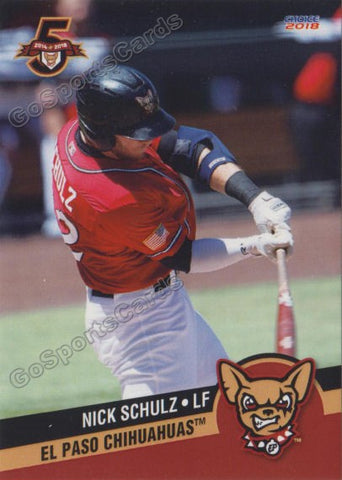 2018 El Paso Chihuahuas Nick Schulz