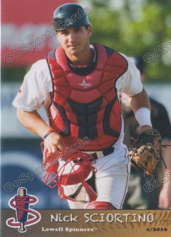 2016 Lowell Spinners Nick Sciortino