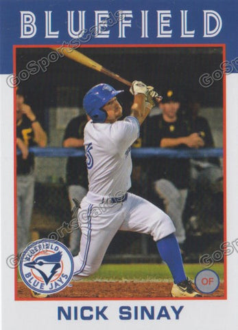 2016 Bluefield Blue Jays Nick Sinay
