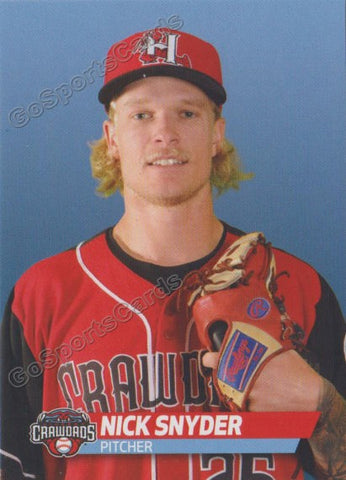 2019 Hickory Crawdads Nick Snyder