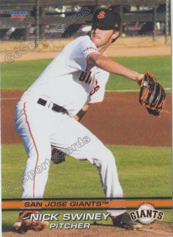 2021 San Jose Giants Nick Swiney