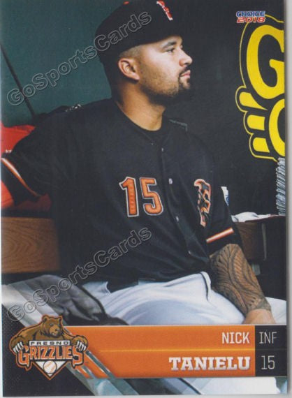 2018 Fresno Grizzlies Nick Tanielu