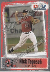2011 Hickory Crawdads DAV Nick Tepesch