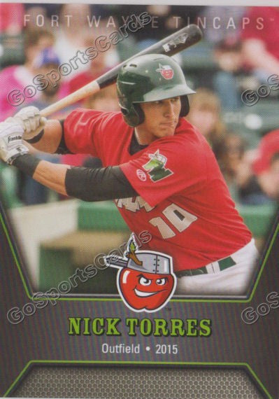 2015 Fort Wayne Tincaps Nick Torres