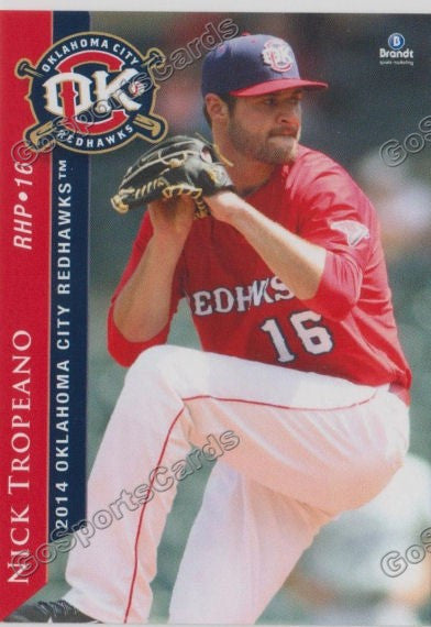 2014 Oklahoma City RedHawks Nick Tropeano