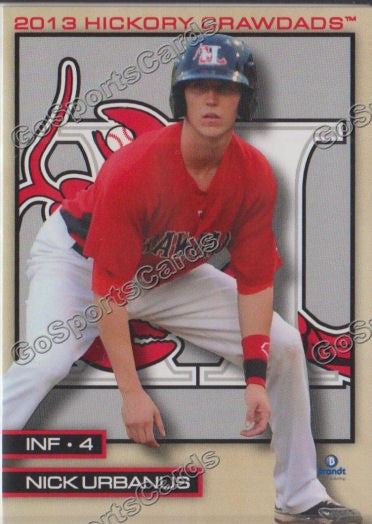 2013 Hickory Crawdads Nick Urbanus