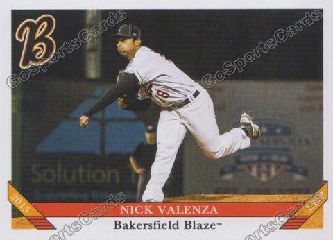 2015 Bakersfield Blaze Nick Valenza