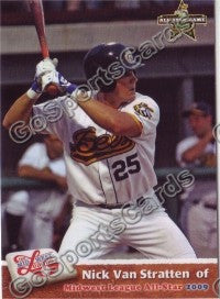 2009 MidWest League All Star Western Division Nick Van Stratten