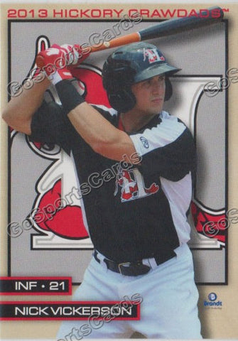 2013 Hickory Crawdads Nick Vickerson