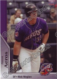 2009 Akron Aeros Nick Weglarz