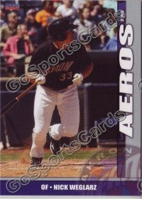 2010 Akron Aeros Nick Weglarz