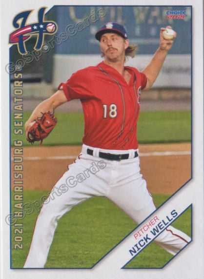 2021 Harrisburg Senators Nick Wells