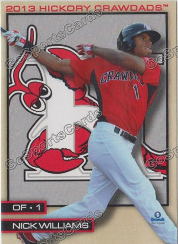 2013 Hickory Crawdads Nick Williams