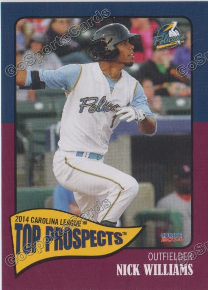 2014 Carolina League Top Prospect Nick Williams