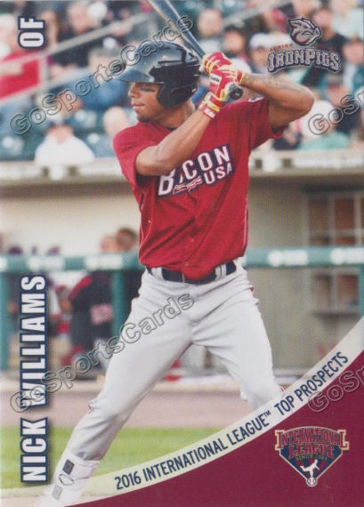 2016 International League Top Prospect Nick Williams