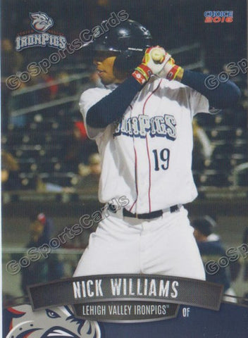 2016 Lehigh Valley IronPigs Nick Williams