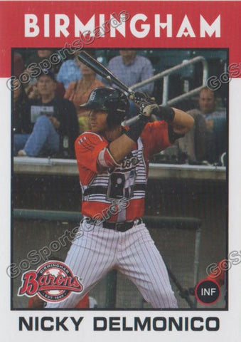 2016 Birmingham Barons Nicky Delmonico