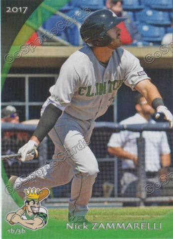 2017 Clinton LumberKings Nick Zammarelli