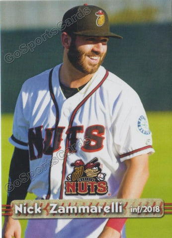2018 Modesto Nuts Nick Zammarelli